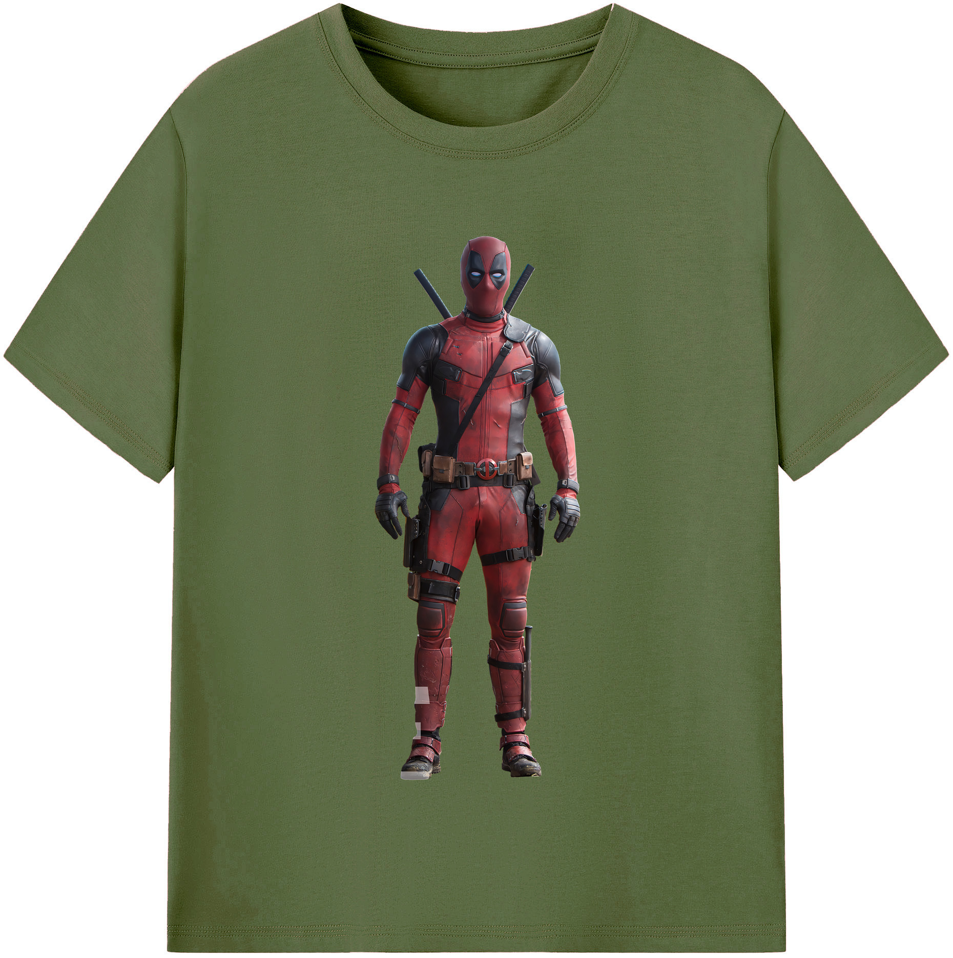 （画像用） Deadpool デッドプール 綿100％半袖Tシャツ（フロントプリント）
